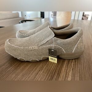 Ropers All Over Vintage Canvas Driving Loafers Mens Size 10 Shoes